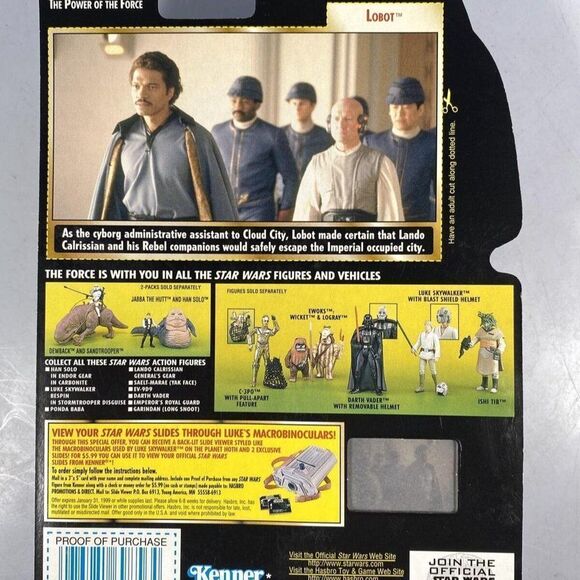 1998 Kenner | Star Wars : Power of the Force | LOBOT | Action Figure - Picture 2 of 4